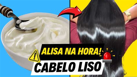 ALISA CABELO NA HORA ALINHA E DESMAIA OS FIOS SEM QUÍMICA