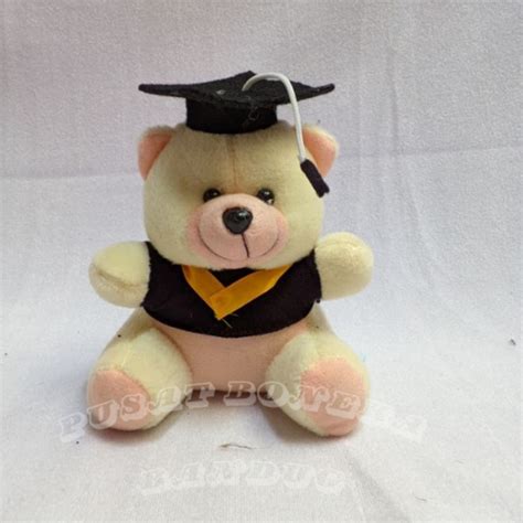 Jual Boneka Beruang Toga Bear Mini 13cm Boneka Bear Mini Wisuda Boneka