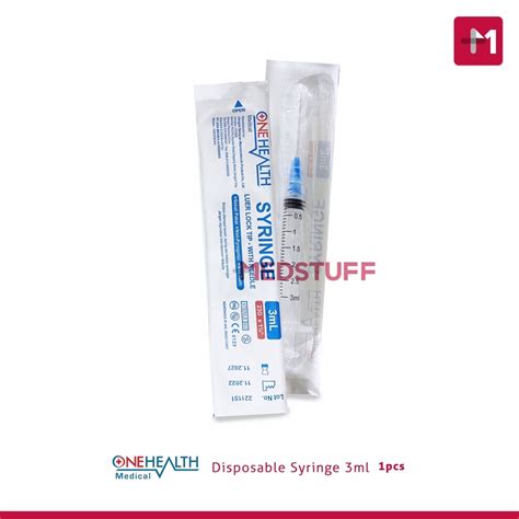 Jual Disposable Syringe Onehealth 3ml Spuit 3cc Spoit 3cc Jarum Suntik