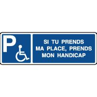 Panneau Parking Handicap Pmr Virages