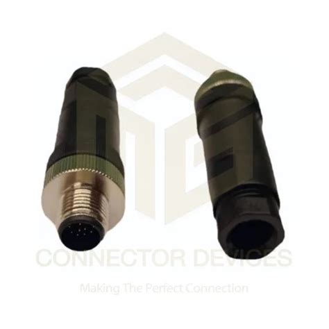 M12 Sensor Connector Male 12 Pin At Best Price In Mumbai Connector Devices