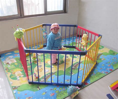 Baby fence pure solid wood toddler fence crib child safety guardrail-in Baby Playpens from ...