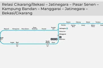 Cek Rute Krl Dari Cikarang Ke Jakarta Via Pasar Senen Atau Manggarai