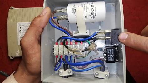 Submersible Motor Control Box Wiring Connection Hindiurdu Youtube