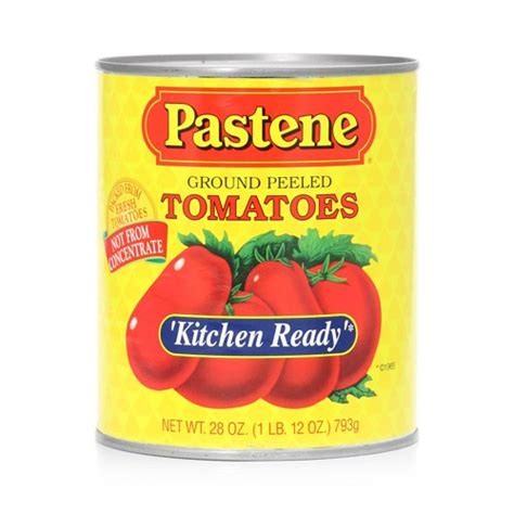 Pastene Ground Peeled Tomatoes Todaro Bros