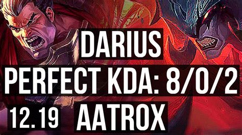 Darius Vs Aatrox Top Rank 2 Darius 802 Legendary Kr