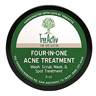 Treeactiv Four In One Acne Treatment Wash Scrub Mask And Spot