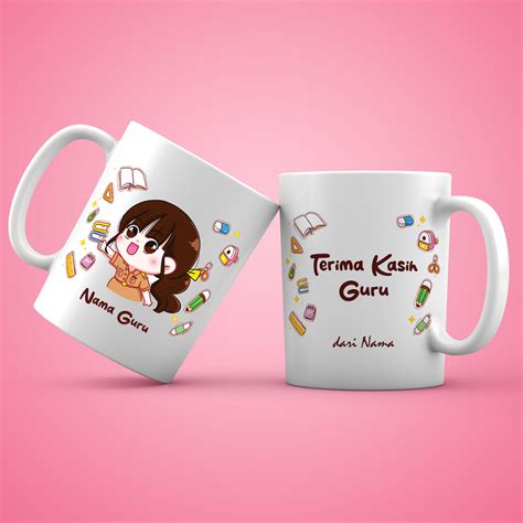 Jual Teacher Day Mug Custom Guru Souvenir Murah Untuk Guruku