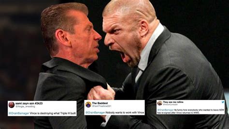 Vince Is Destroying What Triple H Built Fans React After Wwe