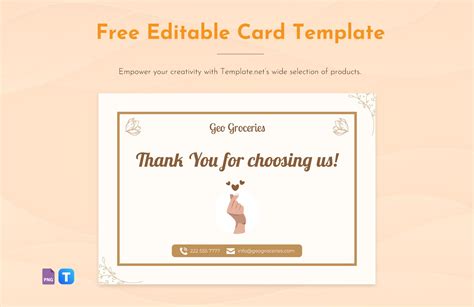 Editable Card Template in PNG - Download | Template.net