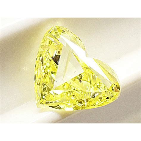 大粒 1ct イエローダイヤモンド ルース 1 007ct Fancy Intense Yellow I1 ハート Y 768 ジュエリー コンバーター 通販 Yahoo ショッピング