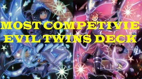 Evil⭐twins Deck That Destroys Every Deck On Edo Pro Deck List Included