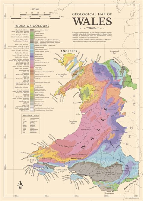 Geology Of Wales — Joe De Pass Maps And Illustration