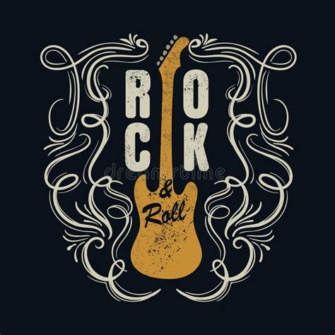 Rock Roll Poster Stock Illustrations 12 288 Rock Roll Poster Stock