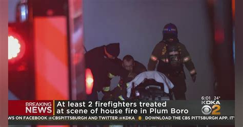 Two Pa Firefighters Ok After Declaring Mayday At Plum Borough House Fire Firehouse