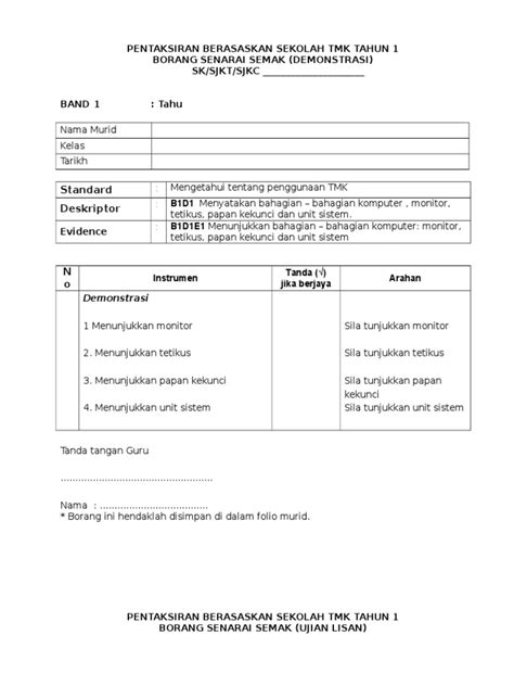 PDF Modul Pentaksiran Berasaskan Sekolah DOKUMEN TIPS