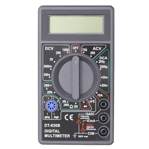 Dt D Mini Digital Multimeter With Buzzer Overload Protection Safety