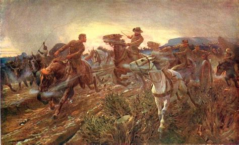 Retreat Of British Artillery At Paardeberg Boer War By John Charlton