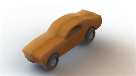 Block car 3D model 3D printable | CGTrader