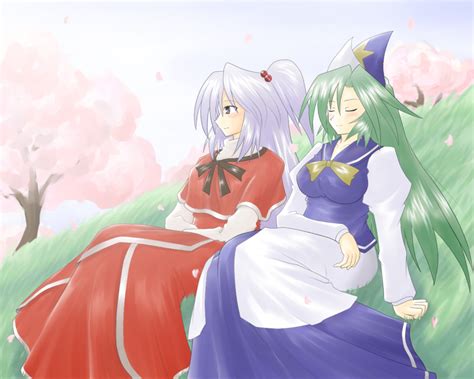 Sakuragi Rian Mima Touhou Shinki Touhou Mystic Square Touhou Touhou Pc 98 2girls