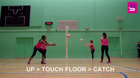 Netball Fun Ways To Train Catching And Passing Youtube