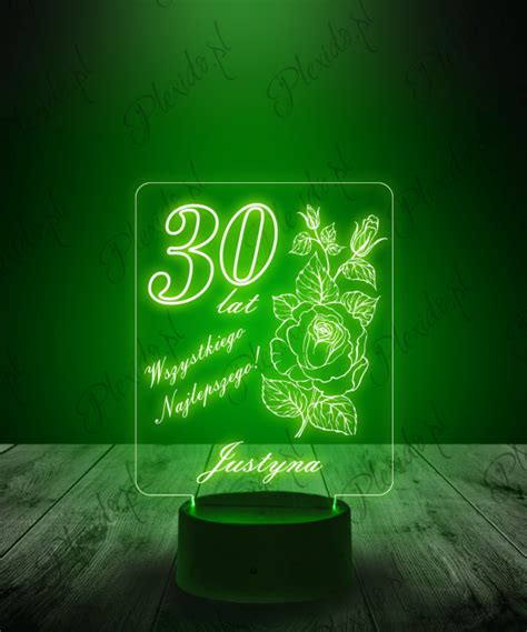 Lampki Led 3D Z Motywem Urodzinowym 3DLedlamp Pl