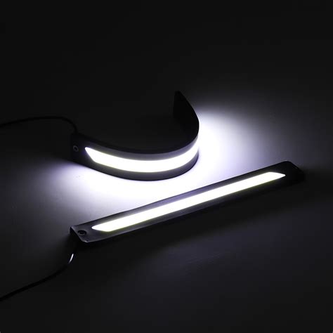 New Flexible COB LED Daytime Running Strip Lights DRL Car Driving Fog Lamp 12V 6W 660LM White ...