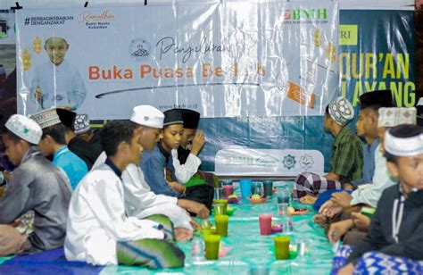 Laznas BMH Gelar Buka Puasa Berkah Di Pesantren Tahfidzul Quran