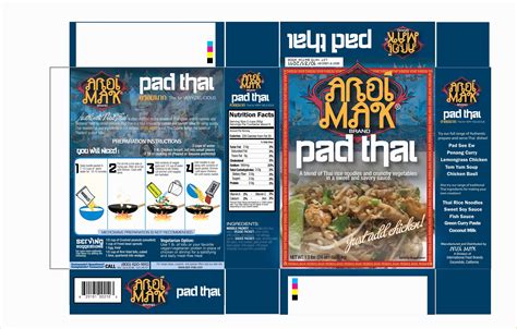 Food Packaging Design Templates Free Of Aroi Mak Thai Food Package ...