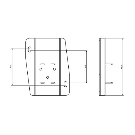 Rrac036 Front Runner Foxwing Awning Bracket Set