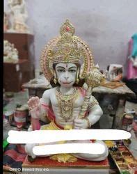 White Marble Hanuman Ji Statue Temple At Rs In Alwar Id