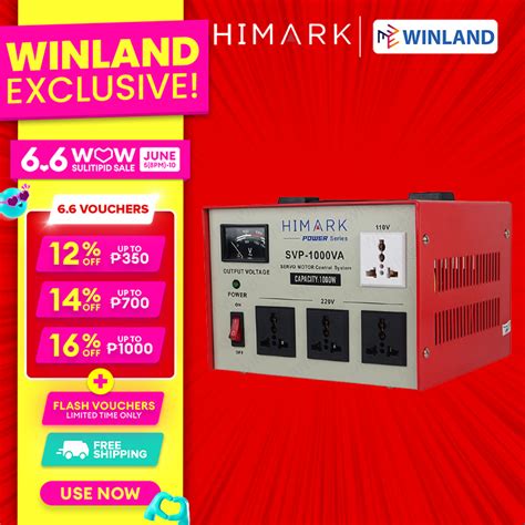 Himark By Winland Servo Motor AVR 100 Efficiency 1000W Automatic