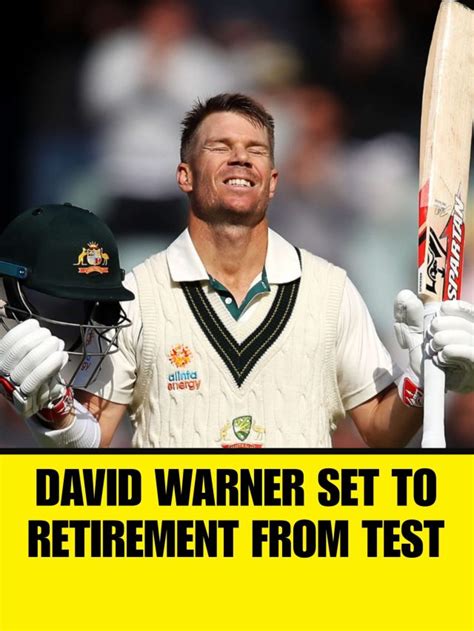 David Warner Set To Retire From Test Cricket Sports Fantasy