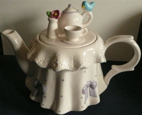 Vlintage Teleflora Novelty Teapot Tea Pots Novelty Teapots Teapots