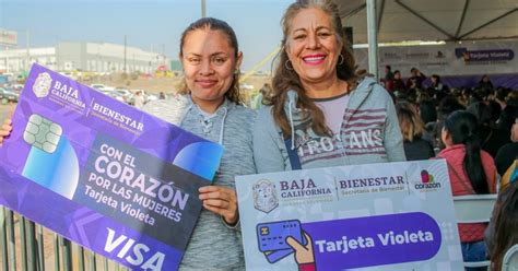 REFUERZA MARINA DEL PILAR ENTREGA DE TARJETA VIOLETA EN BAJA CALIFORNIA