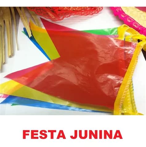 20 Metros Bandeirinha Plástica Grande Festa Junina Decoração MercadoLivre