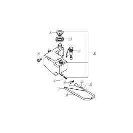 Olietank Kymco Grand Dink Takt Champagne