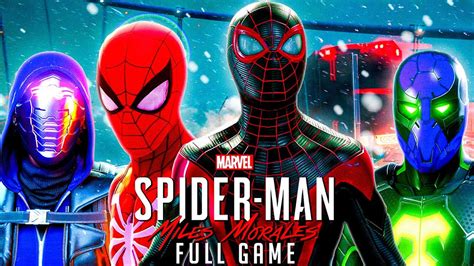 Marvel S Spider Man Miles Morales Full Game Walkthrough YouTube