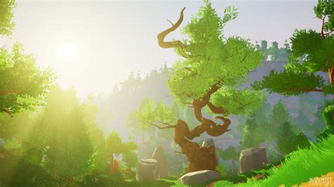 Artstation Stylized Forest Asset Pack Game Assets