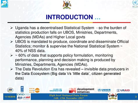 Uganda Bureau Of Statistics High Level National Data Forum Ppt Download