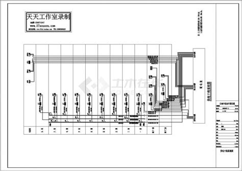 某办公楼cad电气施工图办公建筑土木在线