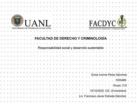 Línea DEL Tiempo Responsabilidad Social FACULTAD DE DERECHO Y