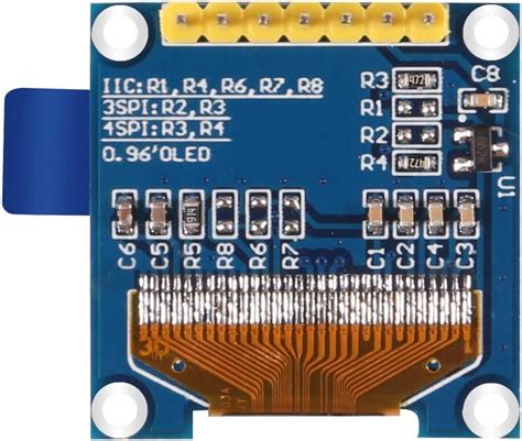 2Pcs 0 96 7 Pin SPI OLED Display MELIFE 0 96 Inch Module 128X64 Module