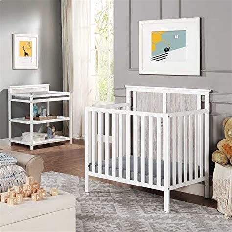 Suite Bebe Connelly 3 In 1 Mini Crib In Whiterockport Gray Comes