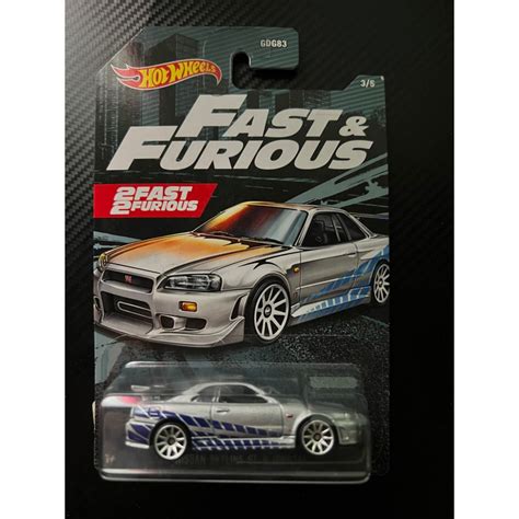 Jual Hot Wheels Nissan Fast Furious Skyline GT R BNR FnF Shopee Indonesia