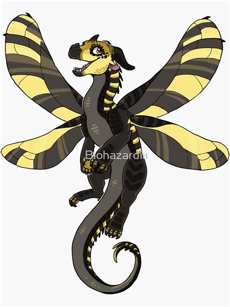 "Wings of Fire - Bumblebee" Sticker for Sale by Biohazardia | Redbubble