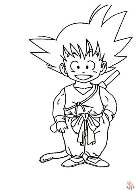 Coloriage Dragon Ball Z Personnages Imprimer Gratuitement Gbcoloriage