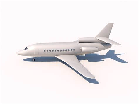 Dassault Falcon 900 3d Model 20 3ds C4d Obj Free3d