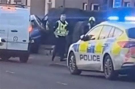 Busy Edinburgh Road Shut By Major Rush Hour Crash As Car Smashes Into