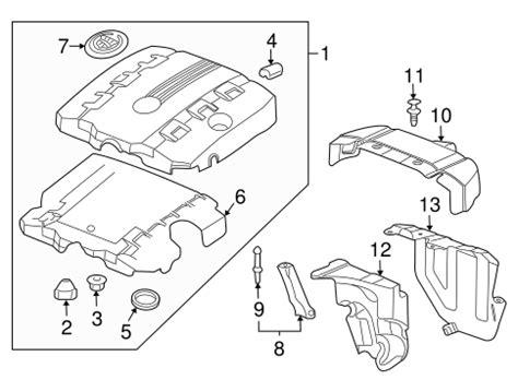 OEM 2011 Cadillac CTS Engine Appearance Cover Parts | GM Parts Club